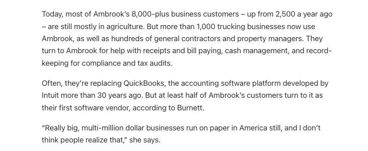 农业科技初创 Ambrook 用户数增至8000，业务向更多传统行业扩展 配图