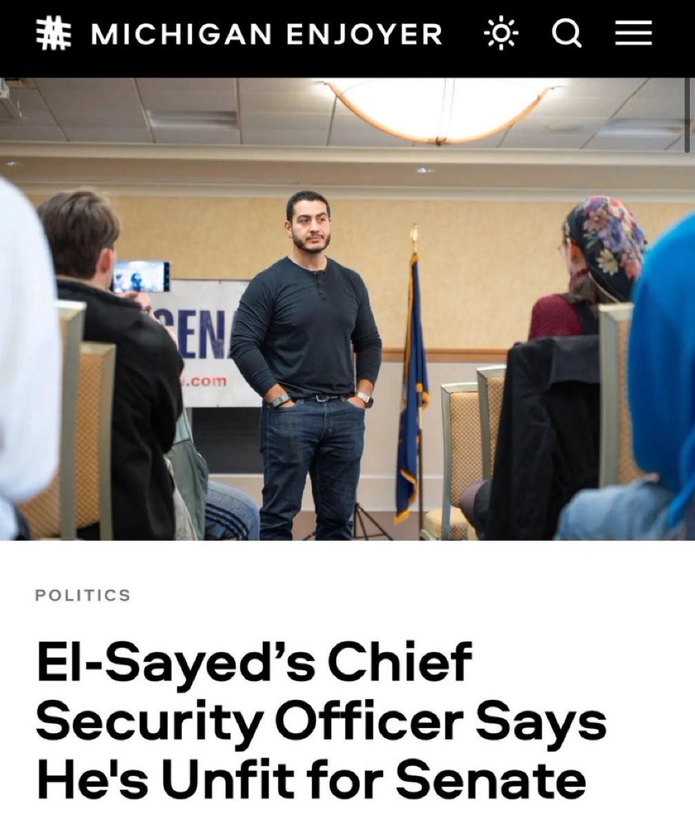 前安全官员指控Abdul El-Sayed持有极端主义观点 配图