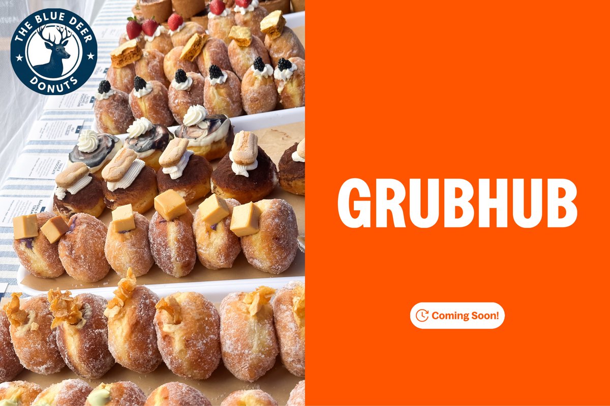 湾区甜甜圈品牌 Blue Deer Donuts 即将上线 Grubhub 配图