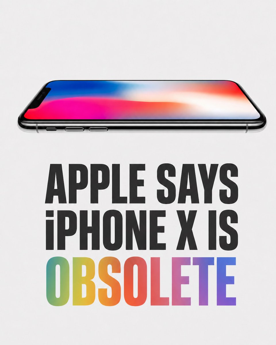 苹果宣布 iPhone X 现已成为过时产品 配图