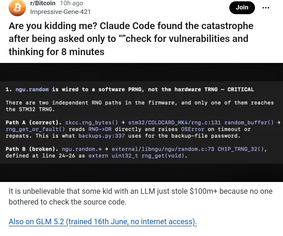 实测显示 Claude Code 可在八分钟内独立发现比特币钱包漏洞 配图