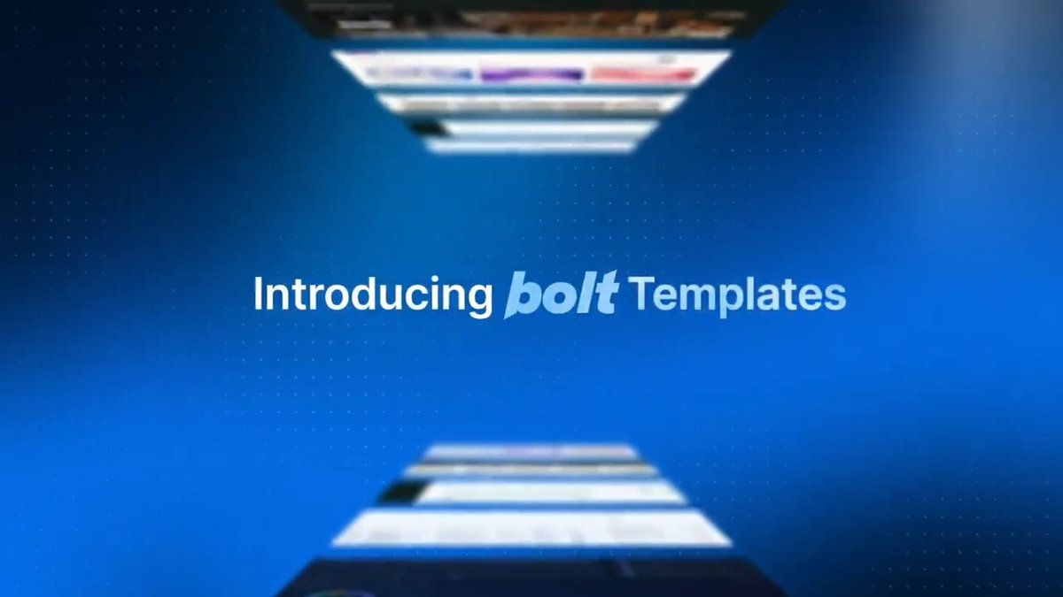 bolt.new 推出免费全栈应用模板市场 配图