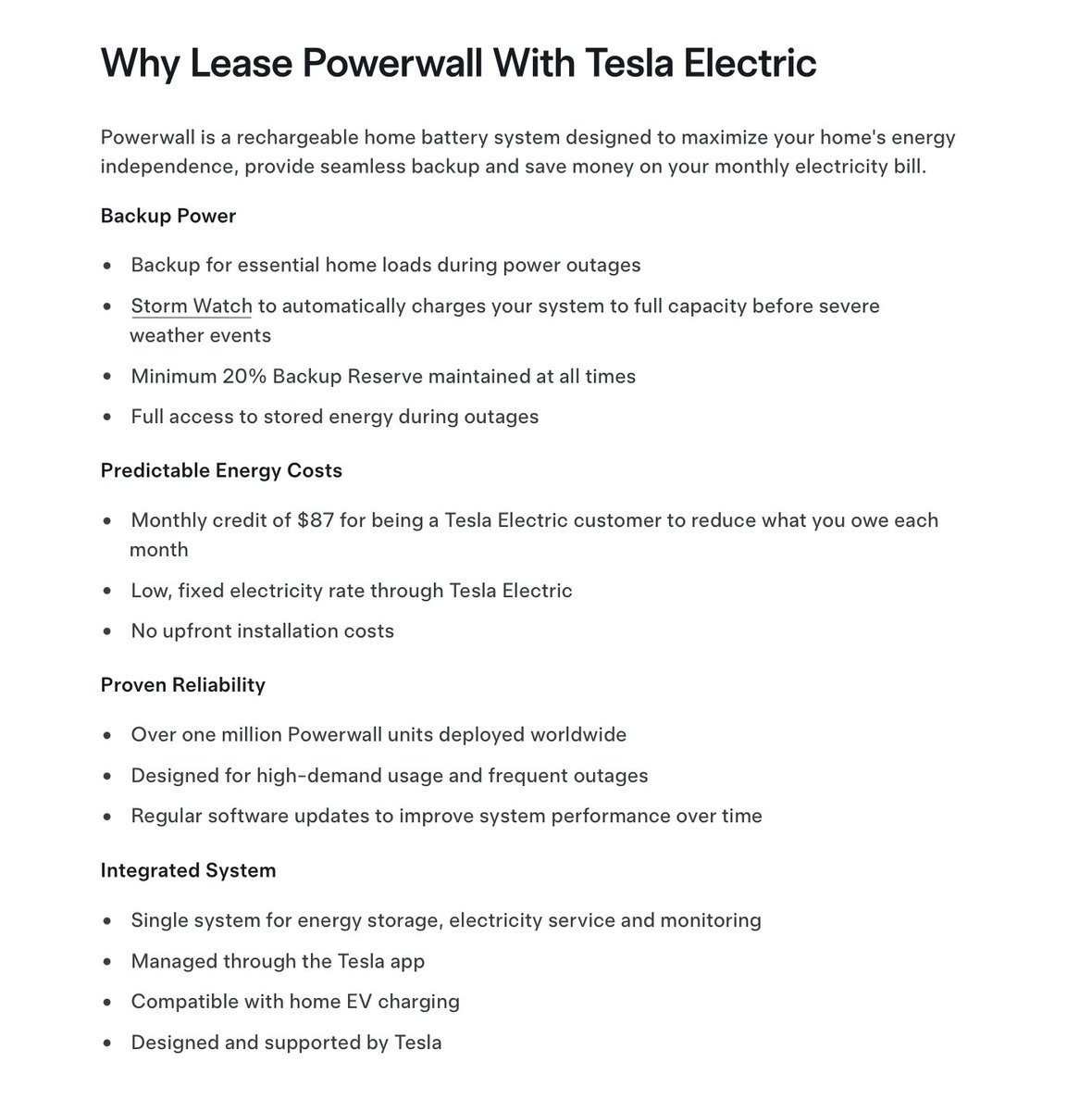 Tesla在德州推出Powerwall租赁计划，每月最低约35美元 配图