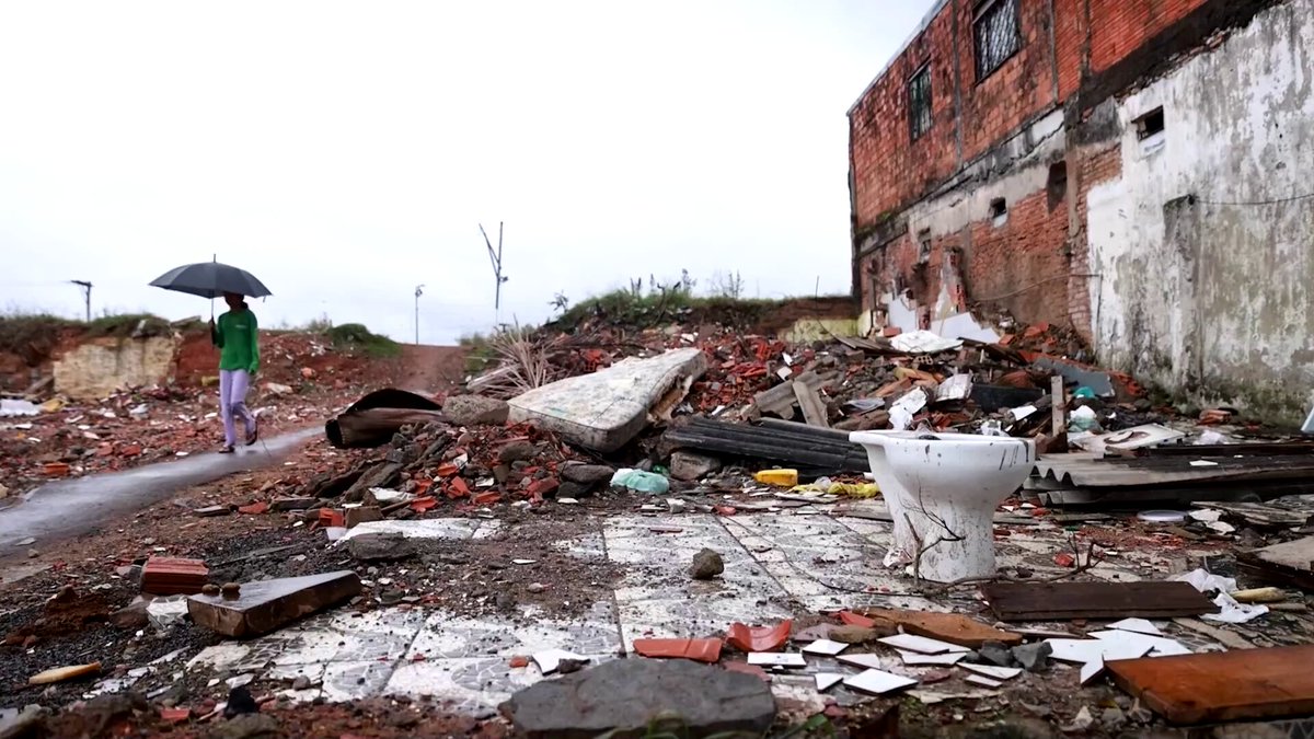 巴西南部洪灾重建地区因强厄尔尼诺预警再度面临极端降雨风险 配图