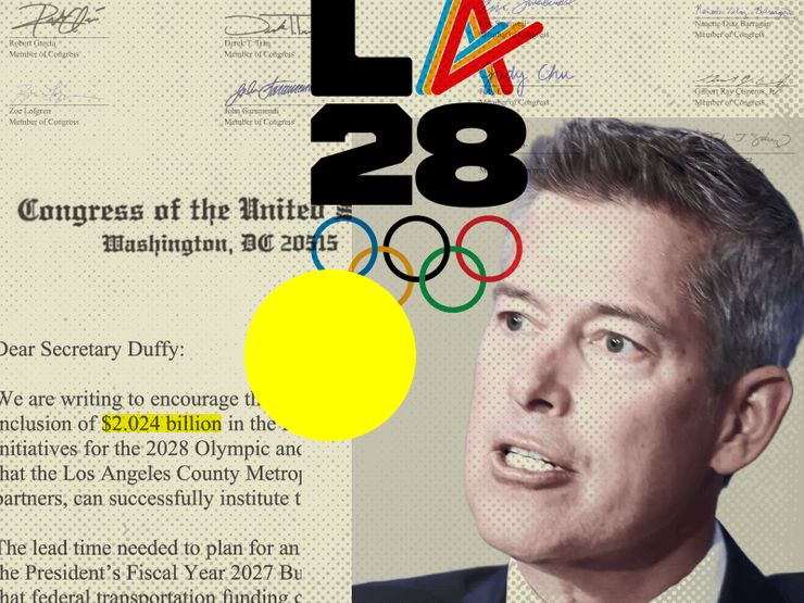 洛杉矶2028年“无车”奥运会面临17亿美元资金缺口 配图