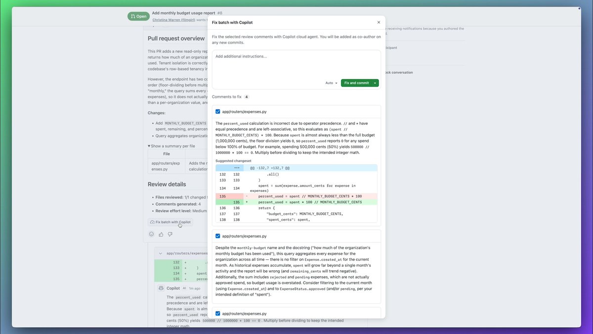 GitHub Copilot 推出中等深度代码审查预览 配图