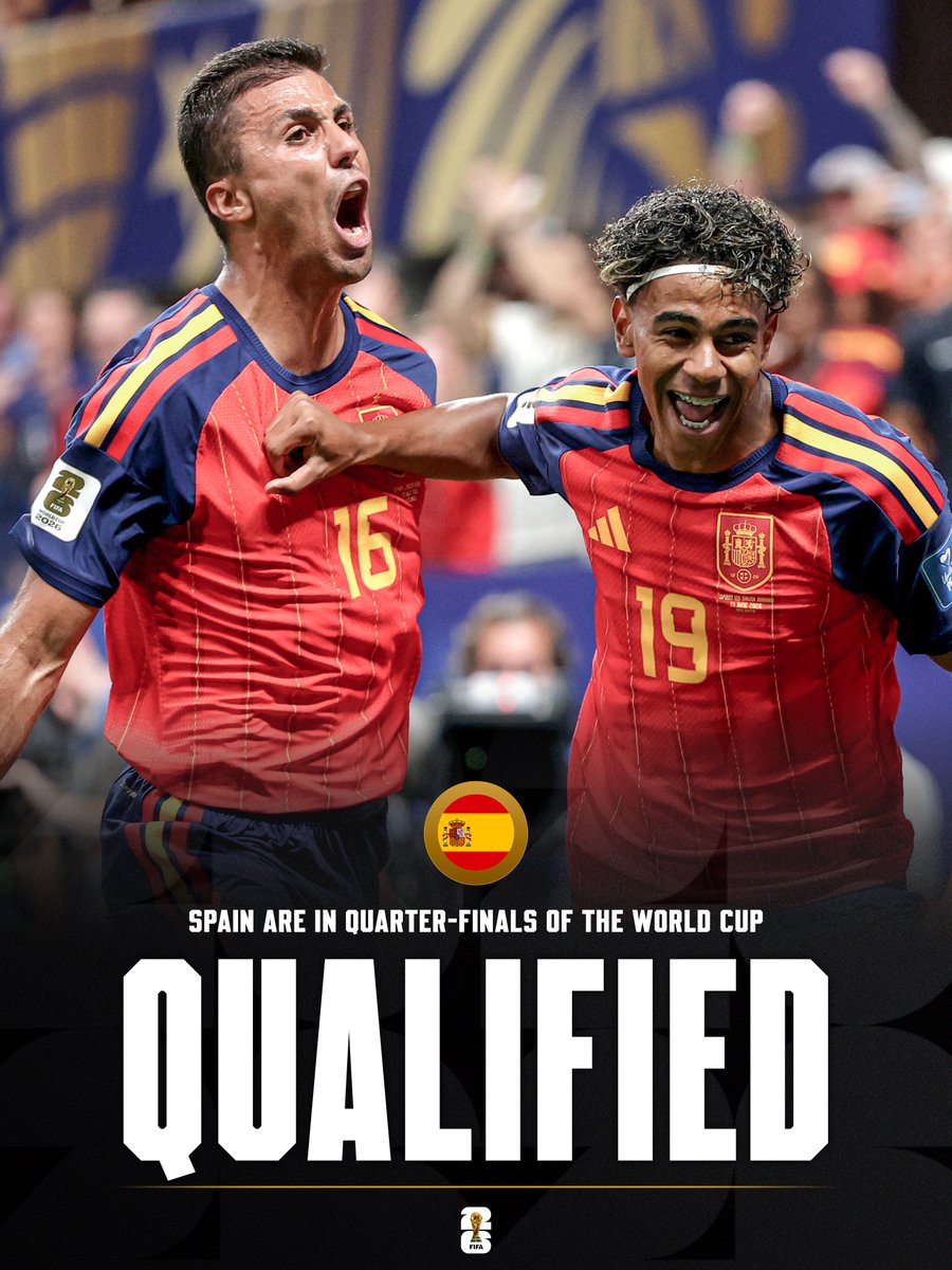 西班牙国家队晋级世界杯八强 配图