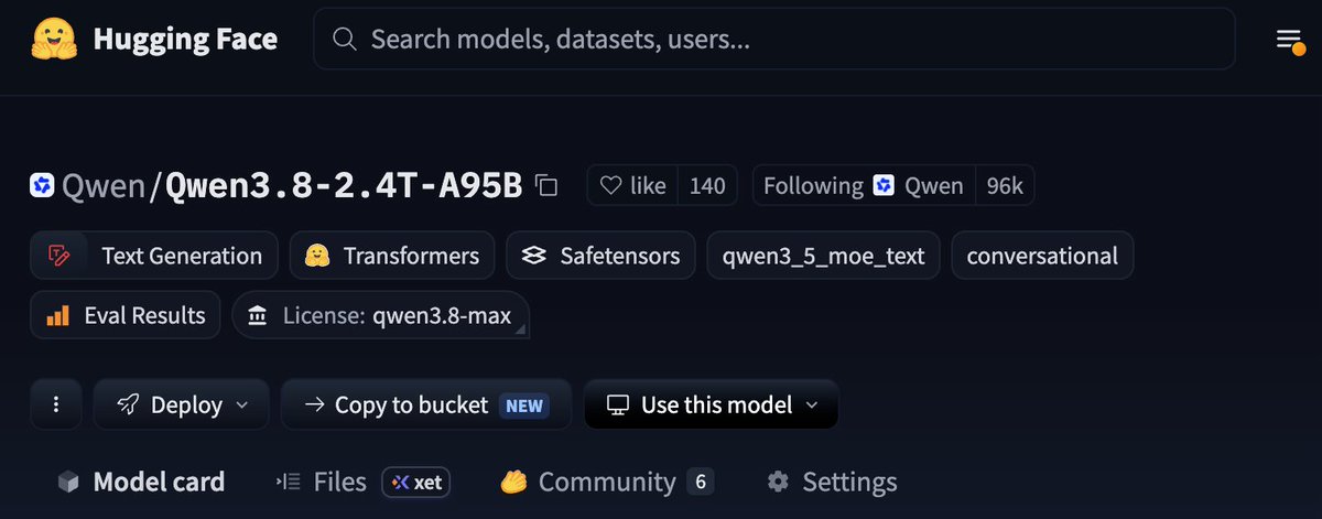 Qwen3.8-Max 2.4万亿参数模型权重在Hugging Face开源发布 配图