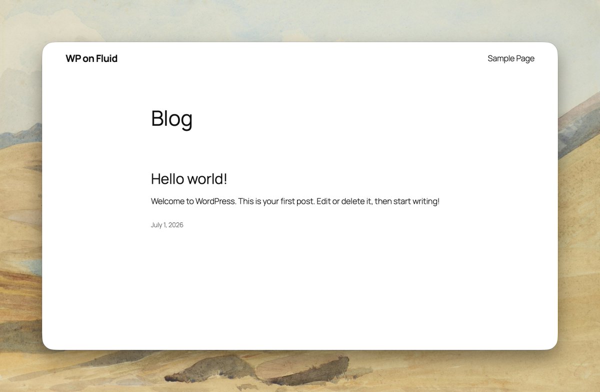 Vercel 展示基于 Fluid 平台的 WordPress 30秒极速部署能力 配图
