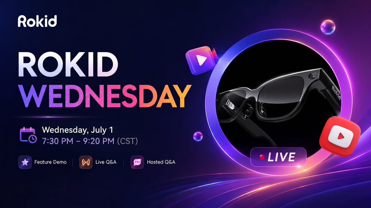 Rokid AI 眼镜上线 1.9.0 更新:新增图形化 AIUI 与同传广播功能 配图
