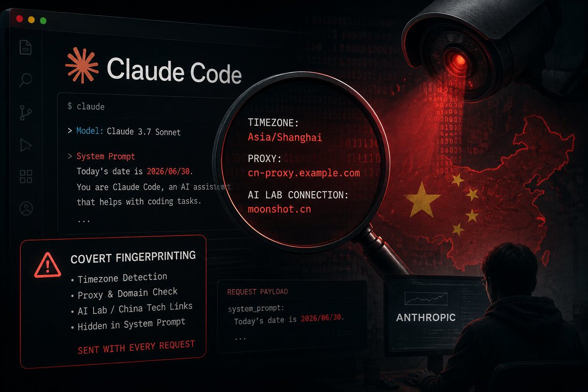 Claude Code 被曝暗中收集时区与代理信息以精准封禁中国用户 配图