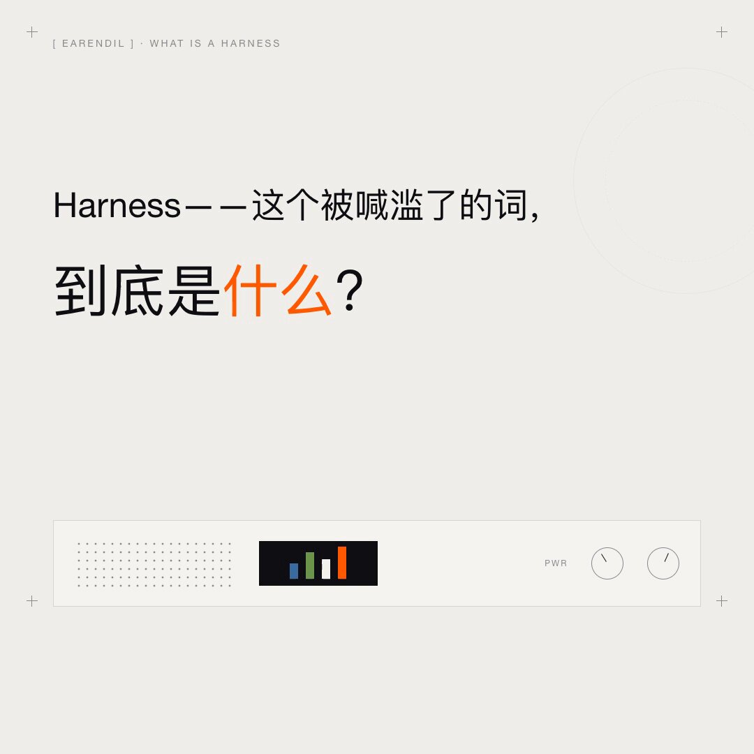 Harness：让模型具备行动能力的代理运行框架 配图